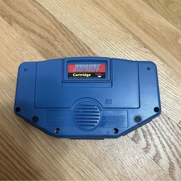 Vintage Jeopardy Handheld Game W/ Cartridge 1995 Blue Video - Picture 3 of 3